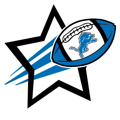 Detroit Lions Football Goal Star logo iron on paper